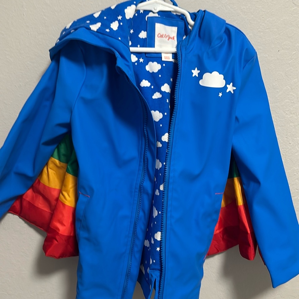 CAT & JACK Rainbow Raincoat 5T